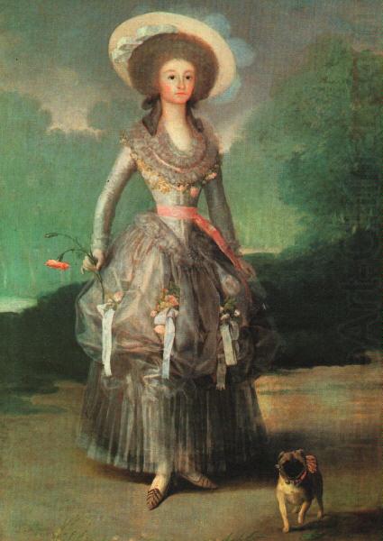 Francisco de Goya Marquesa de Pontejos china oil painting image